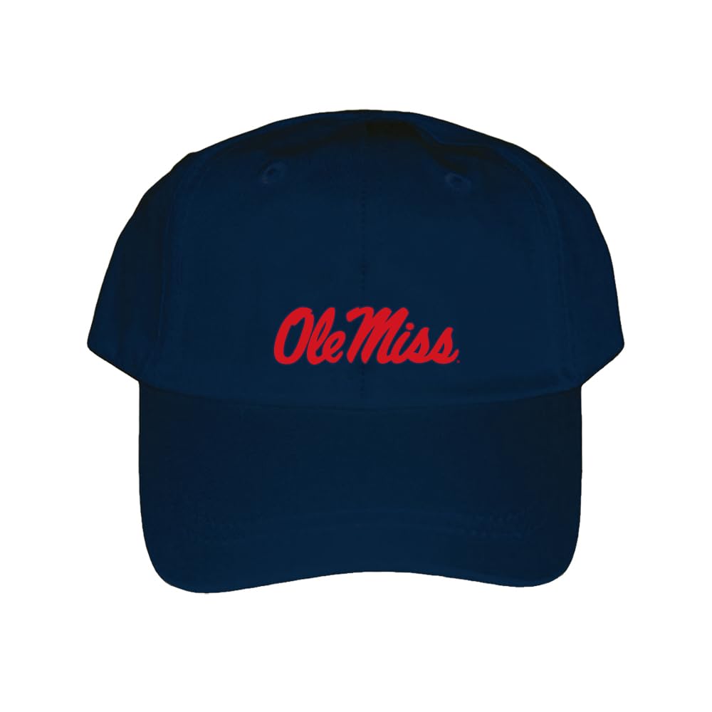 Two Feet Ahead College Ole Miss Rebels Toddler Baseball Hat Cap University College Officially Licensed (Infant, Ole Miss Rebels)