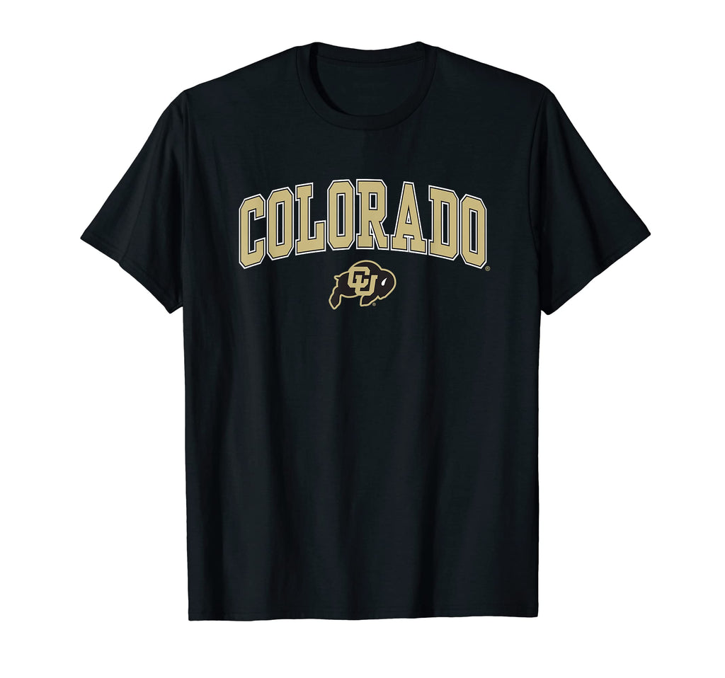 Colorado Buffaloes Arch Over Black Officially Licensed T-Shirt