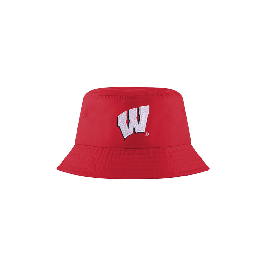 FOCO Wisconsin Badgers Solid Bucket Hat