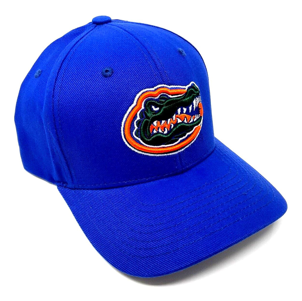 National Cap MVP Florida Gators Mascot Logo Royal Blue Curved Bill Adjustable Hat (Medium Logo)