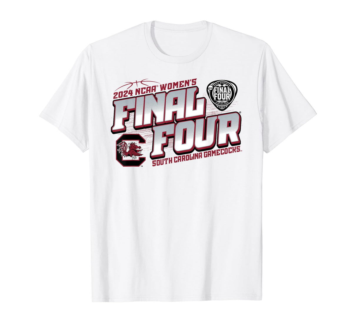 South Carolina Gamecocks Final Four 2024 Women's Basketball TShirt