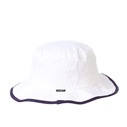 Zephyr Men's Bucket Hat Pontoon Trim, White, Large – Campus Hats