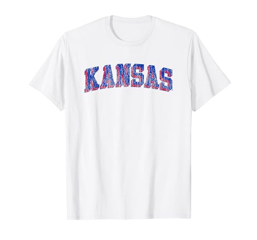 Kansas Jayhawks Retro Arch Logo T-Shirt