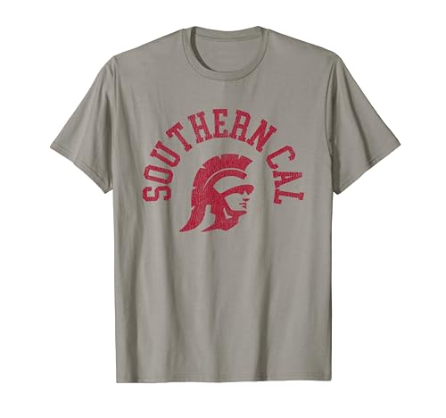 USC USC Southern Cal Distressed 80s Design T-Shirt