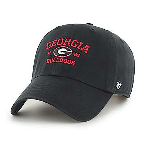 '47 Georgia Bulldogs Black Original Clean Up Hat