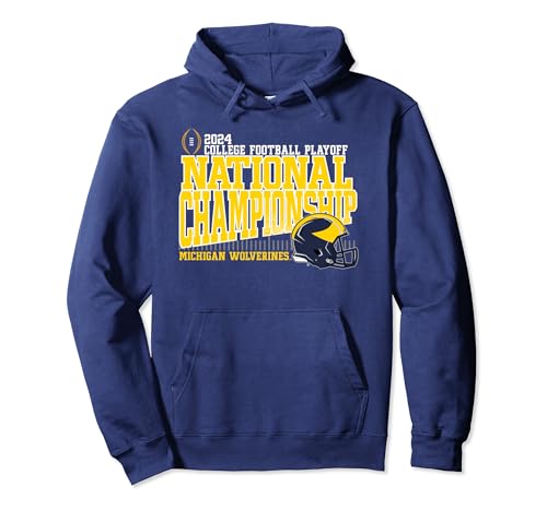 Michigan Wolverines 2024 CFP National Championship Navy Pullover Hoodi   41 N8tx CML 2048x2048 