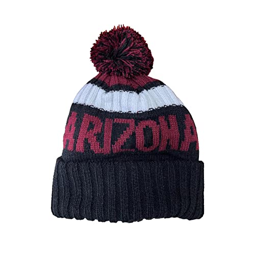 CENMO Football Team City Beanie Sideline Soft Headwear Color Cuffed Knit Warm Hat Fans Gift Color One Size