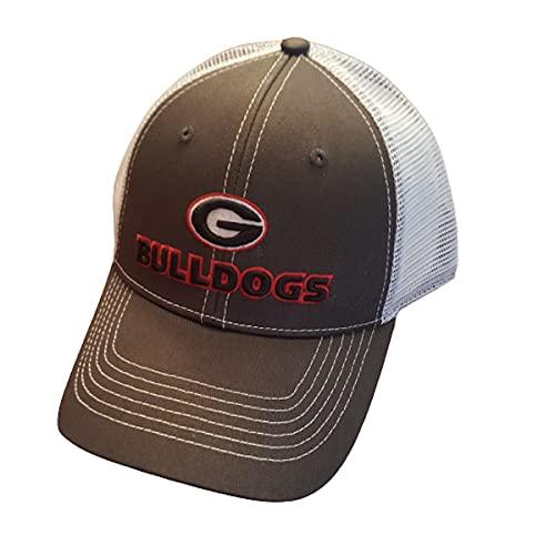 Fan Favorite Georgia Bulldogs Hat Adjustable Mesh Snapback Charcoal O