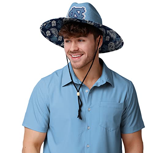 North Carolina Tar Heels NCAA Floral Straw Hat