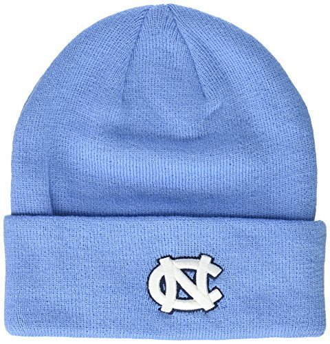 NCAA Zephyr North Carolina Tar Heels Mens Cuff Knit Beanie, Adjustable, Team Color